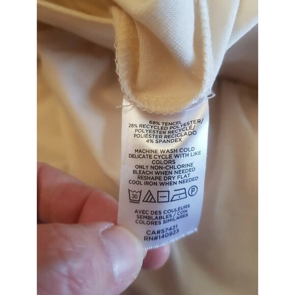 Loft Womens Sleep Sz XS Pants Jogger Loungewear Pajama Sleepwear Cream Pockets - Picture 8 of 12